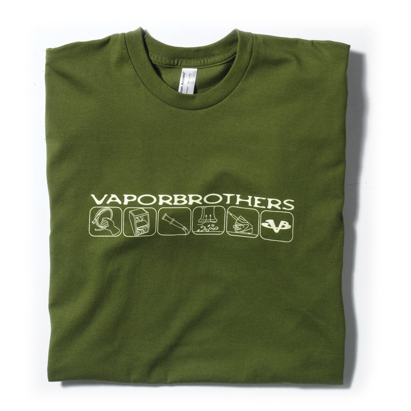 Vaporbrothers Shirt - Black vaporbrothers, vapor bros, american apparel, made in the usa, vape wear, vape shirt,