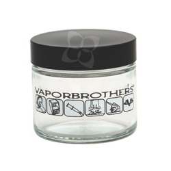 420 Science Screw Top Glass Jar - Weatherman vaporbrothers, herb jar, glass jar